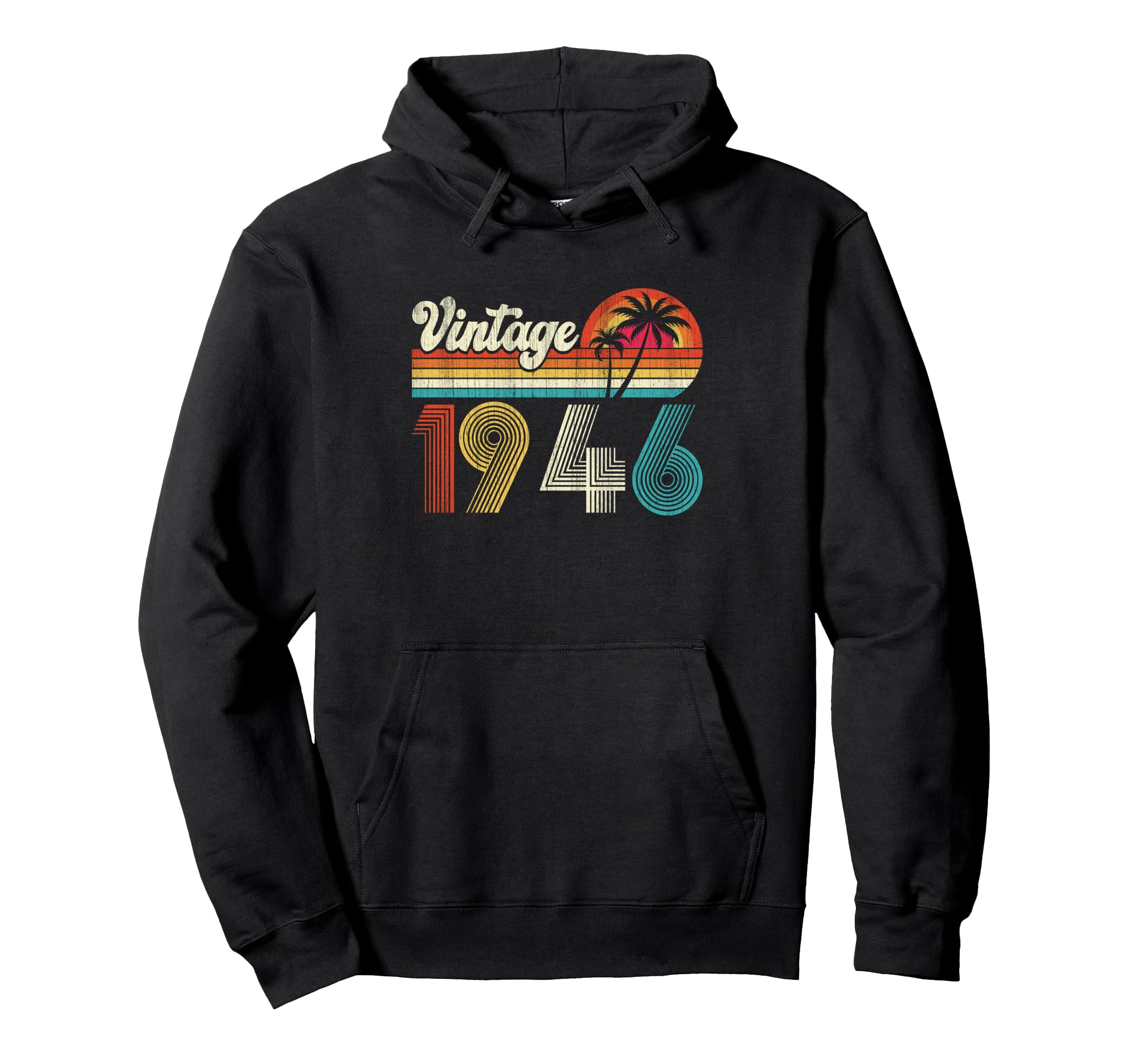 80 Years Old Gifts Born 1946 80Th Birthday Hoodie - Graphic Print Unisex - T-Shirt, Sweatshirt, Hoodie