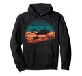 Scuba Diving Diver Sunset Hoodie - Minimalist Print for Adults - T-Shirt, Sweatshirt, Hoodie