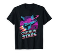 Outrun To Stars Space Rocket T-Shirt - Streetwear Style for Adults - T-Shirt, Sweatshirt, Hoodie