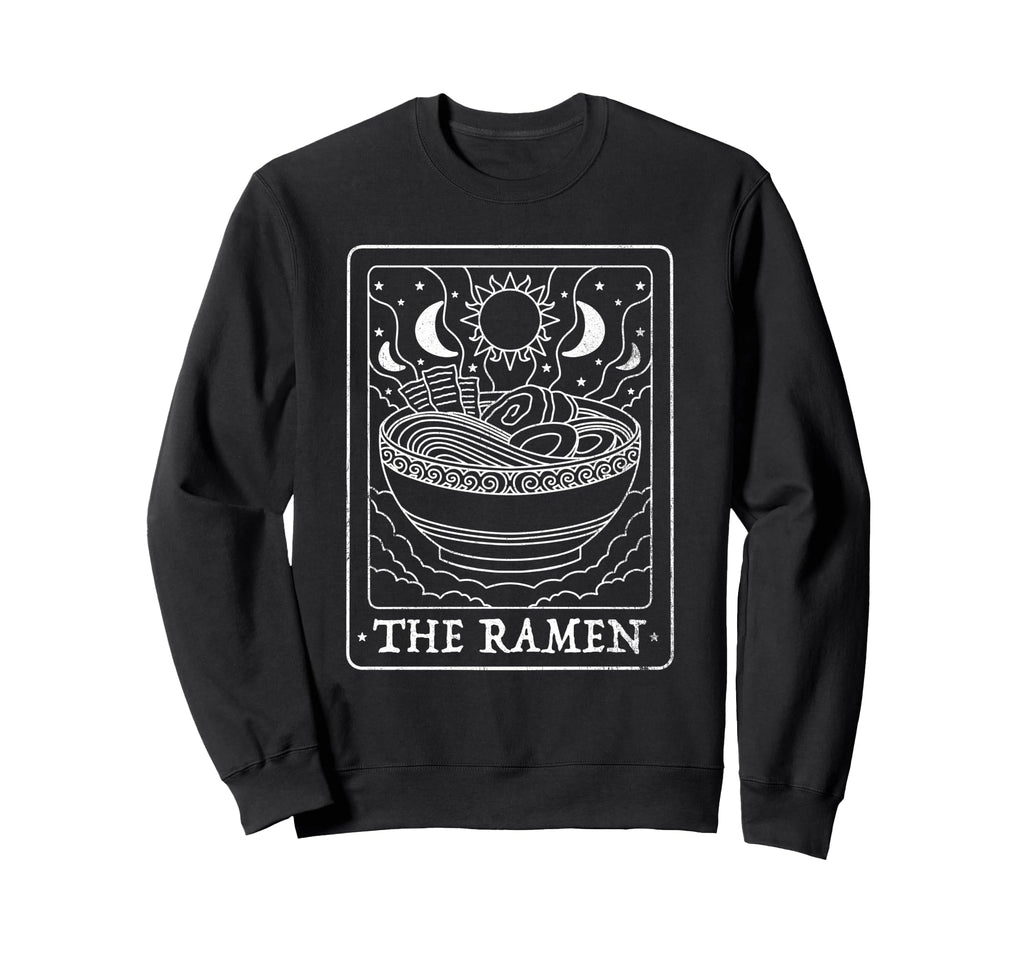 Ramen Mystic Line Art Funny Taro Sweatshirt - Custom Art Print for Adults - T-Shirt, Sweatshirt, Hoodie