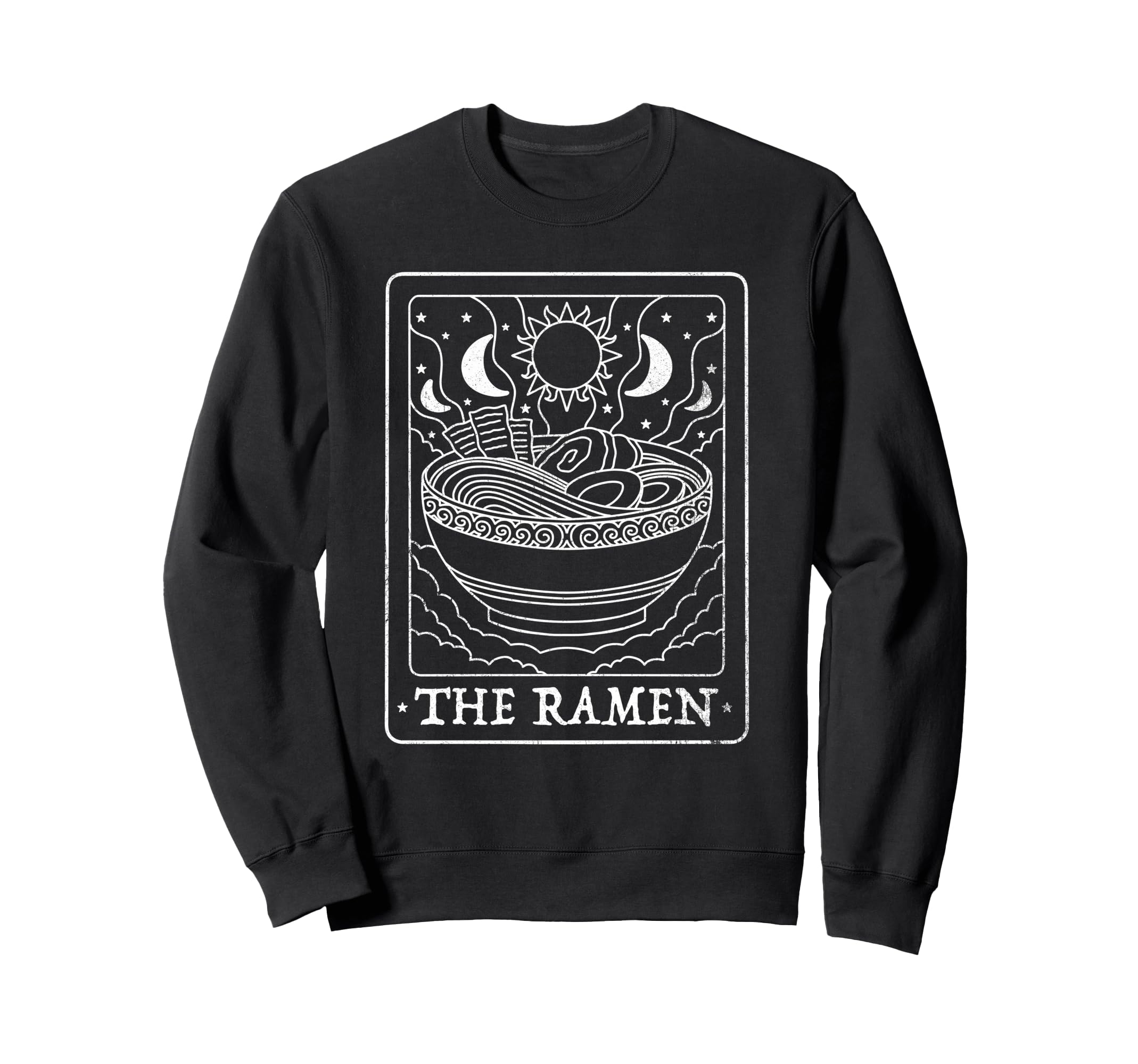 Ramen Mystic Line Art Funny Taro Sweatshirt - Custom Art Print for Adults - T-Shirt, Sweatshirt, Hoodie
