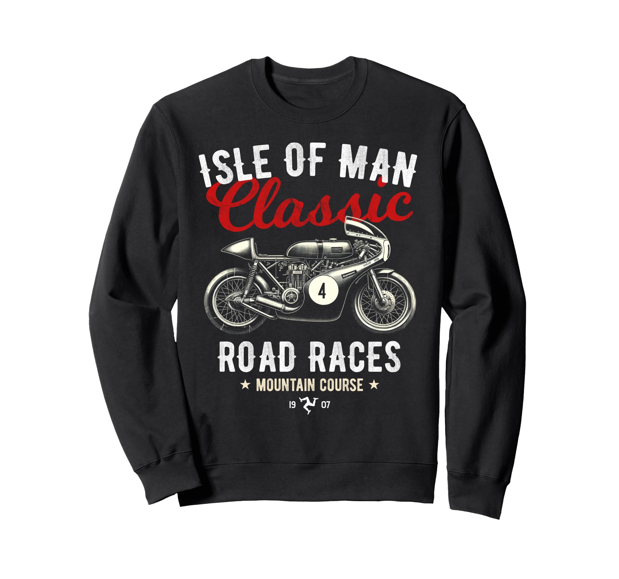 Isle Motorcycle Races Motorbike Race Sweatshirt - Custom Art Print Unisex - T-Shirt, Sweatshirt, Hoodie