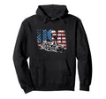 Motorcycle Usa Motorcycle Hoodie - Novelty Apparel for Adults - T-Shirt, Sweatshirt, Hoodie