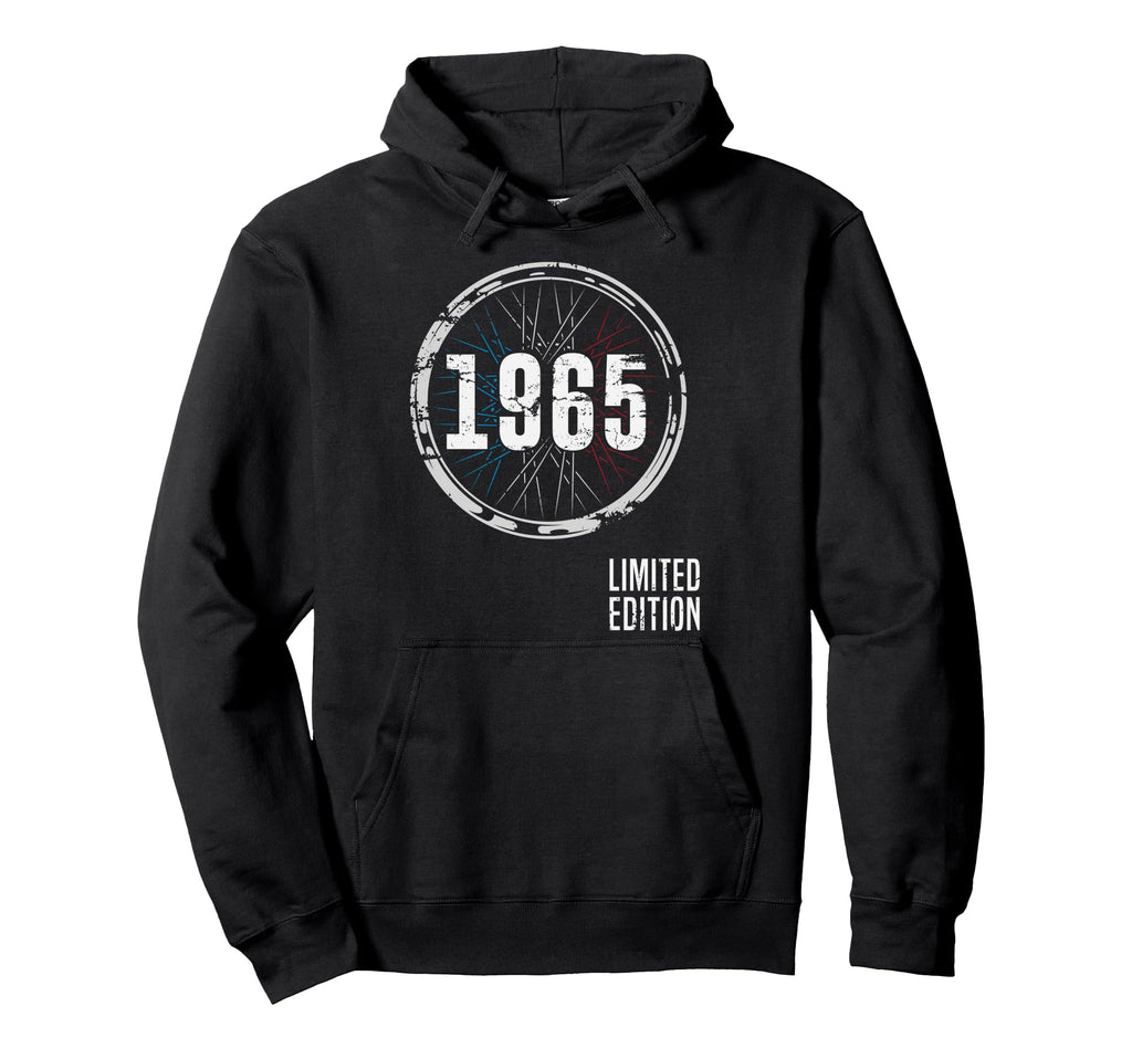 Born 1965 Motorcycle 61Th Birthday Hoodie - Streetwear Style for Adults - T-Shirt, Sweatshirt, Hoodie