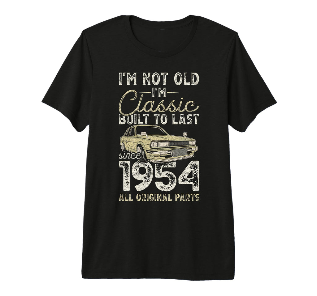 72Nd Birthday Since 1954 Car 72 Year T-Shirt - Fun Novelty Design Unisex - T-Shirt, Sweatshirt, Hoodie