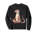 Meditation Mongoose Yoga Pose Sweatshirt - Graphic Print for Adults - T-Shirt, Sweatshirt, Hoodie