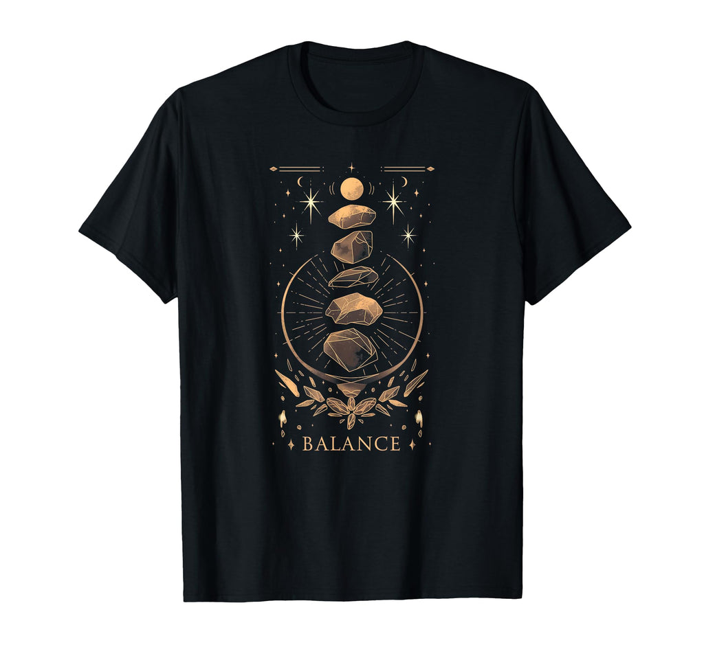 Zen Balancing Stones Art Mindfulness And T-Shirt - Custom Art Print Unisex - T-Shirt, Sweatshirt, Hoodie