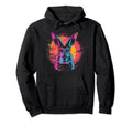Rabbit Bunny Vaporwave Aesthetic Synthwave Hoodie - Graphic Print Unisex - T-Shirt, Sweatshirt, Hoodie