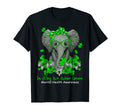 May We Wear Green Elephant Mental Health T-Shirt - Custom Art Print Unisex - T-Shirt, Sweatshirt, Hoodie
