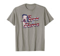 Betty Boop Free Fierce American Flag T-Shirt - Novelty Apparel Men Women - T-Shirt, Sweatshirt, Hoodie