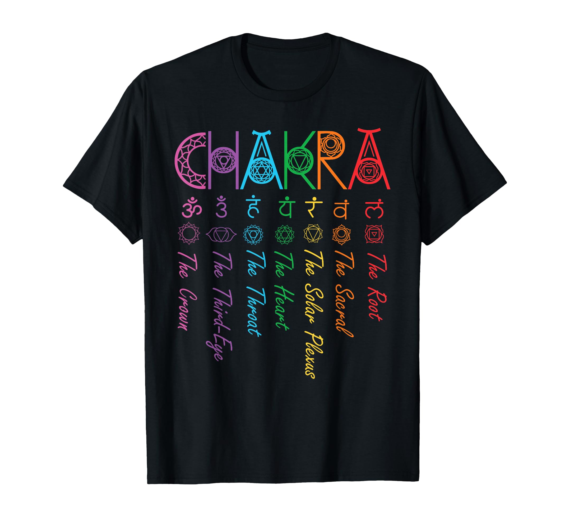 Chakra Energy Spirit Spiritual T-Shirt - Aesthetic Graphic Men Women - T-Shirt, Sweatshirt, Hoodie
