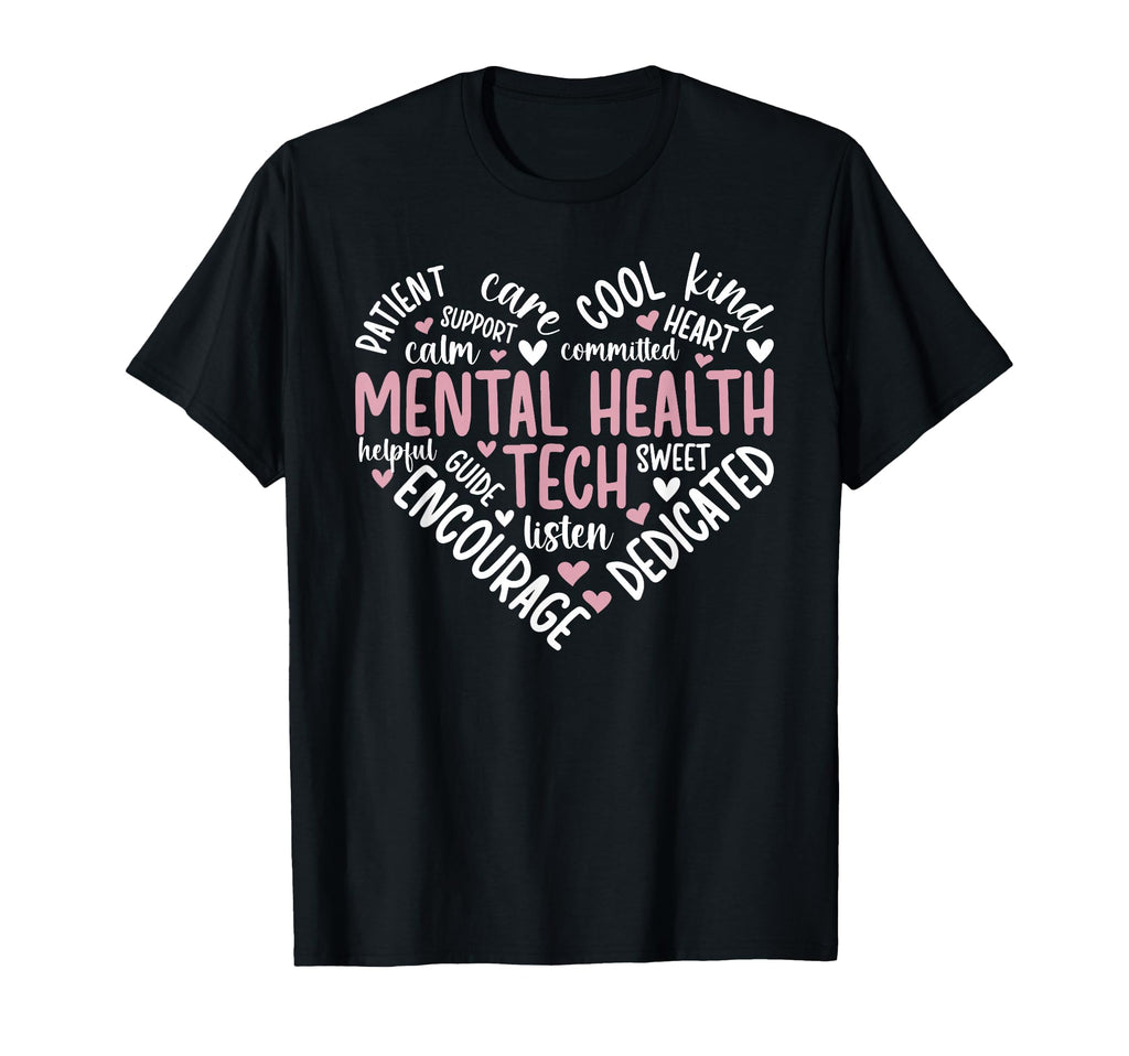 Mental Health Tech Heart Mental T-Shirt - Casual Everyday Wear for Adults - T-Shirt, Sweatshirt, Hoodie