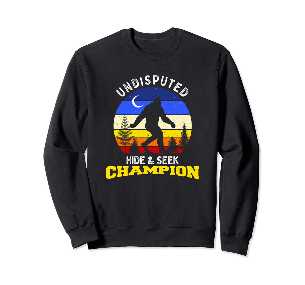 Funny Bigfoot Undisputed Hide Sweatshirt - Aesthetic Graphic for Adults - T-Shirt, Sweatshirt, Hoodie