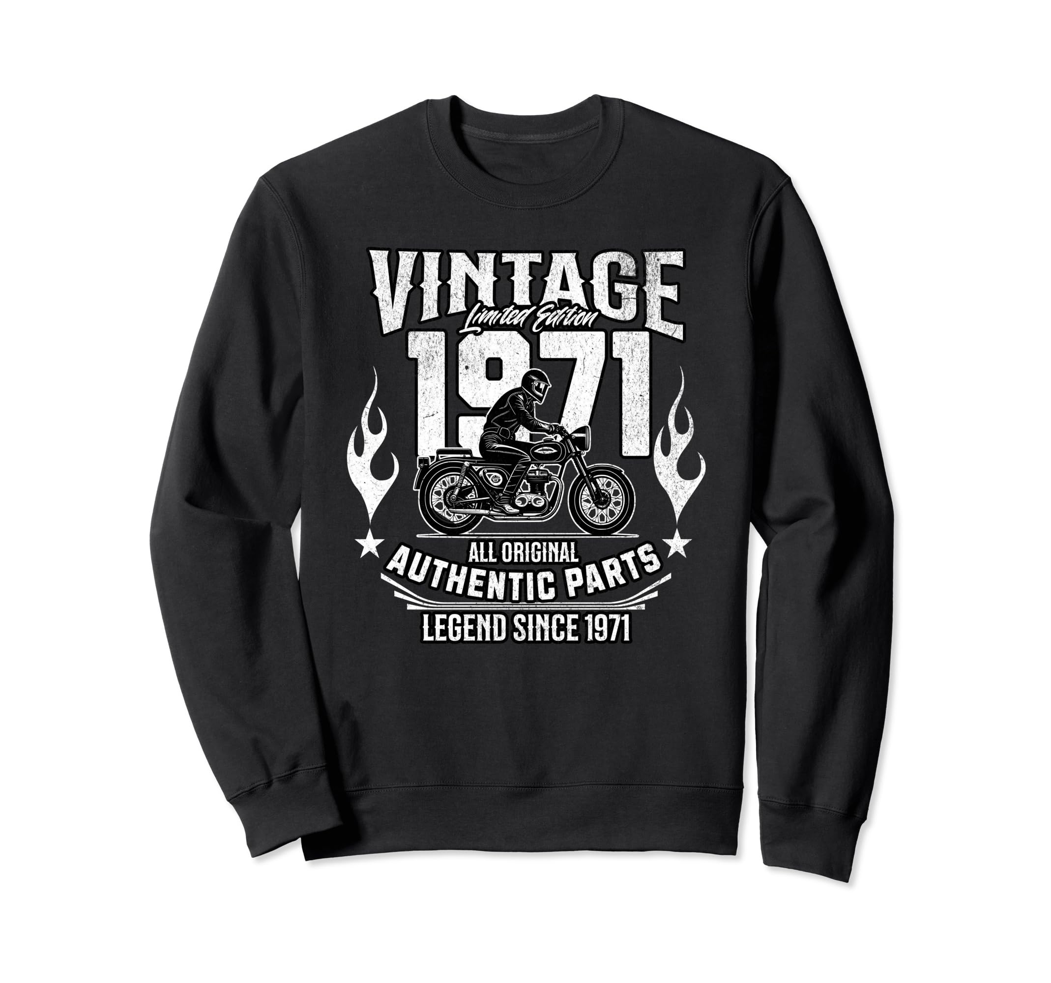 1971 Birthday Meme 1971 Motorcycle Sweatshirt - Unique Graphic Men Women - T-Shirt, Sweatshirt, Hoodie