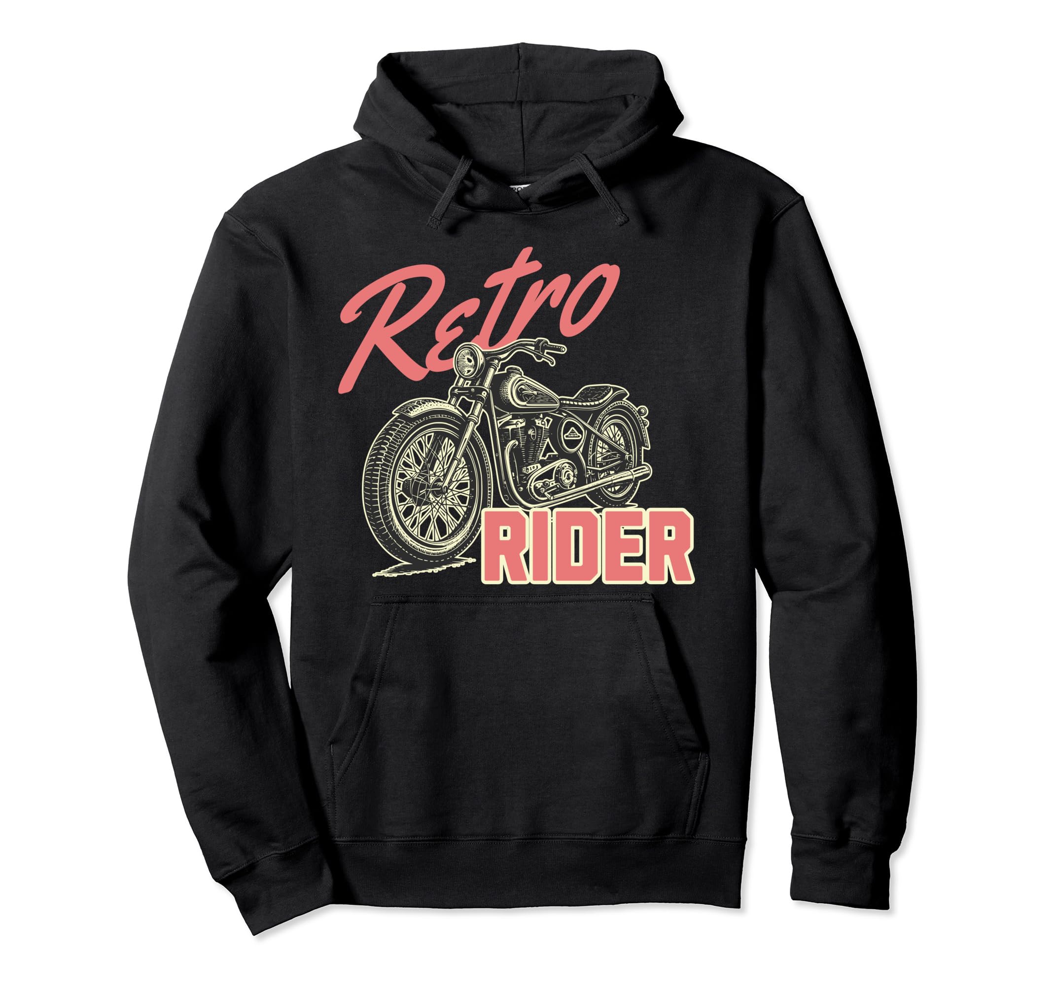 Rider Motorcycle Hoodie - Fun Novelty Design for Adults - T-Shirt, Sweatshirt, Hoodie