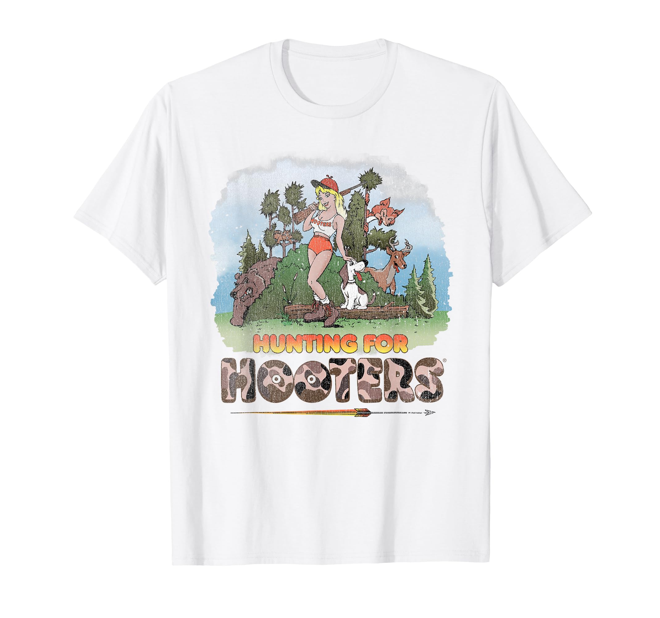 Hooters Hunting Hooters Illustration T-Shirt - Streetwear Style Unisex - T-Shirt, Sweatshirt, Hoodie