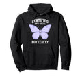 Certified Anti Social Butterfly Hoodie - Novelty Apparel for Adults - T-Shirt, Sweatshirt, Hoodie