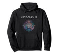 Om Shanti Colorful Mandala Geometry Hoodie - Minimalist Print Unisex - T-Shirt, Sweatshirt, Hoodie