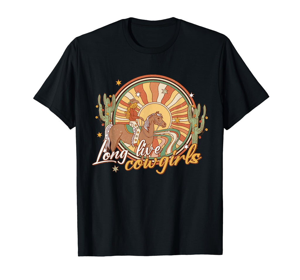 Howdy Western Live Cowgirl Cactus T-Shirt - Casual Everyday Wear Men Women - T-Shirt, Sweatshirt, Hoodie