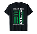Fight Stigma Mental Health Awareness T-Shirt - Custom Art Print for Adults - T-Shirt, Sweatshirt, Hoodie