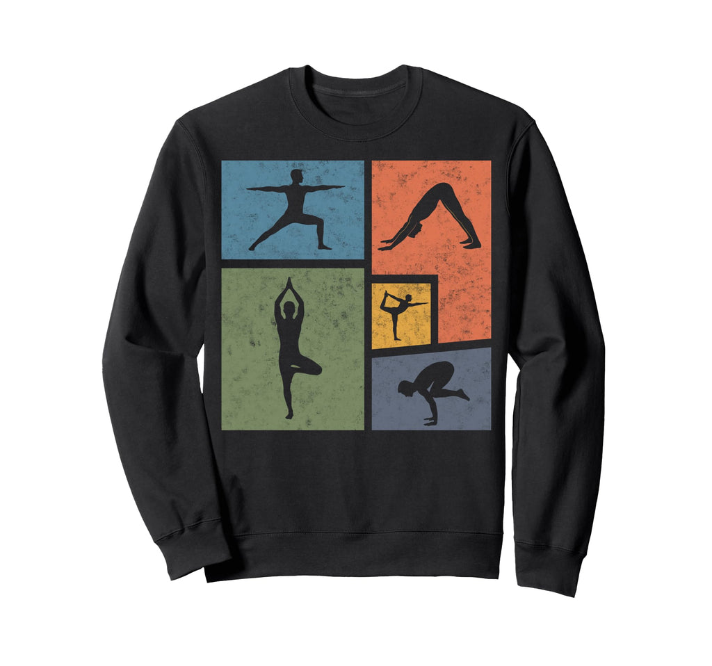 Yoga Pose Meditation Mandala Sweatshirt - Fun Novelty Design Men Women - T-Shirt, Sweatshirt, Hoodie