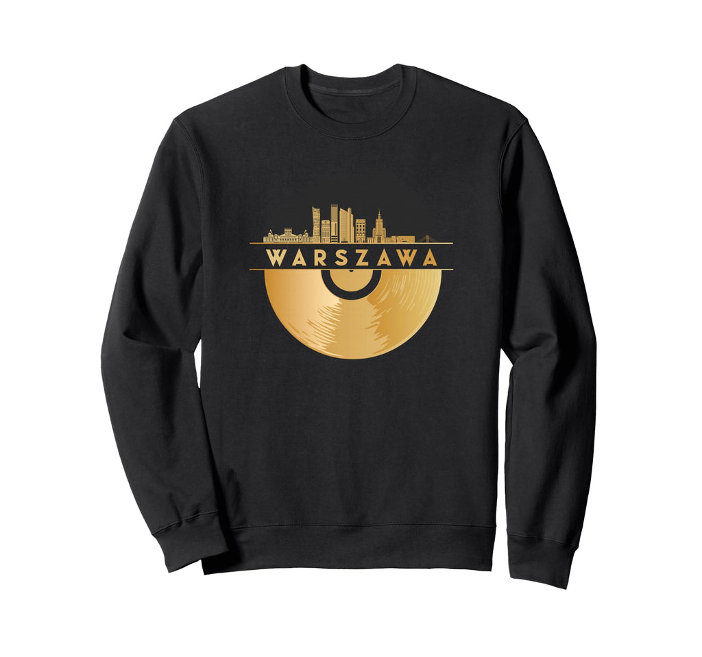 Vinyl Record Player Music Skyline Sweatshirt - Streetwear Style Unisex - T-Shirt, Sweatshirt, Hoodie