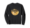 Vinyl Record Player Music Skyline Sweatshirt - Streetwear Style Unisex - T-Shirt, Sweatshirt, Hoodie