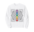Chakras Mandala Yoga Sweatshirt - Casual Everyday Wear for Adults - T-Shirt, Sweatshirt, Hoodie