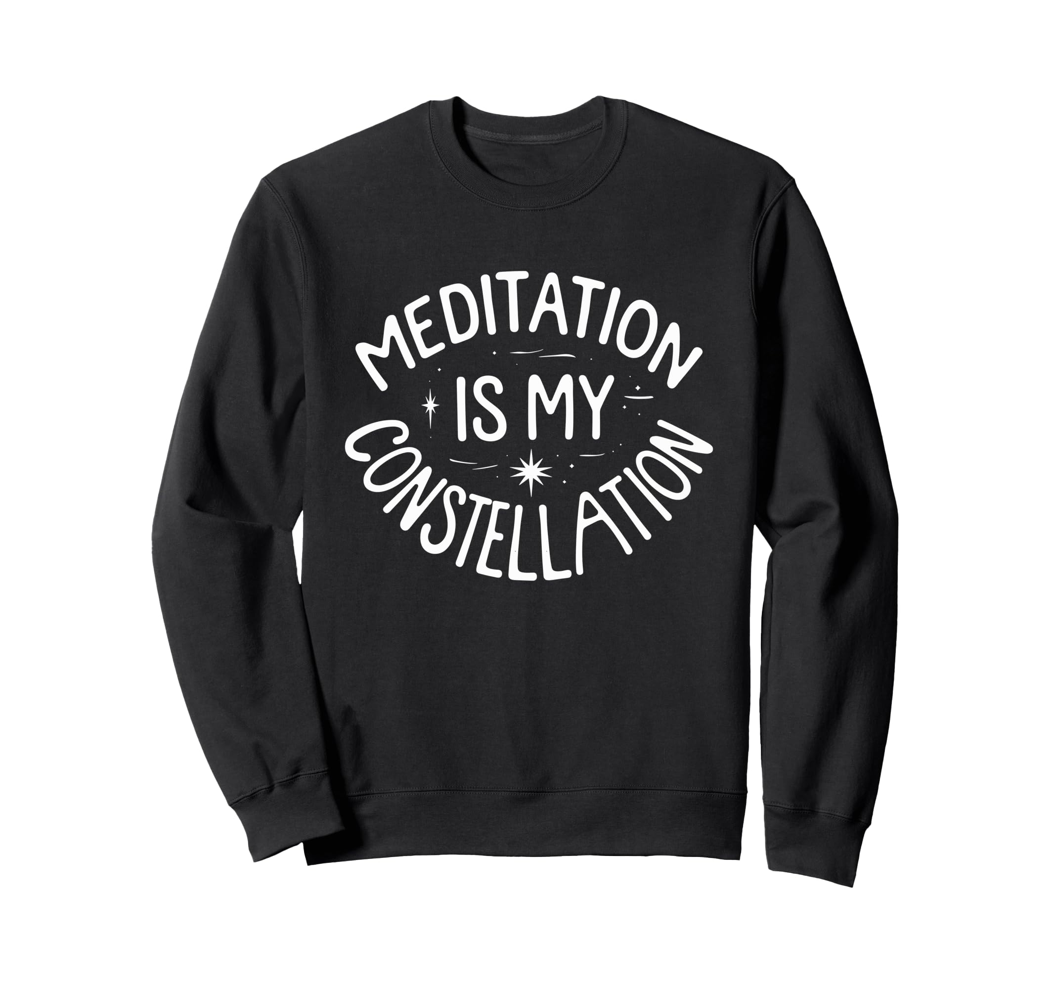 Meditation Astrology Connection Cosmic Sweatshirt - Unique Graphic Unisex - T-Shirt, Sweatshirt, Hoodie