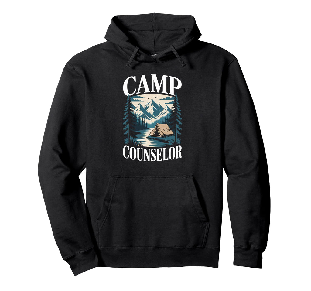 Sunset Camp Counselor Wilderness Staff Hoodie - Fun Novelty Design Unisex - T-Shirt, Sweatshirt, Hoodie
