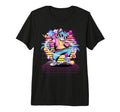 Cat Dancing 80S Vaporwave Synthwave T-Shirt - Minimalist Print Unisex - T-Shirt, Sweatshirt, Hoodie