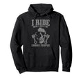 Biker Skull Motorcycle Funny Biker Hoodie - Streetwear Style Men Women - T-Shirt, Sweatshirt, Hoodie