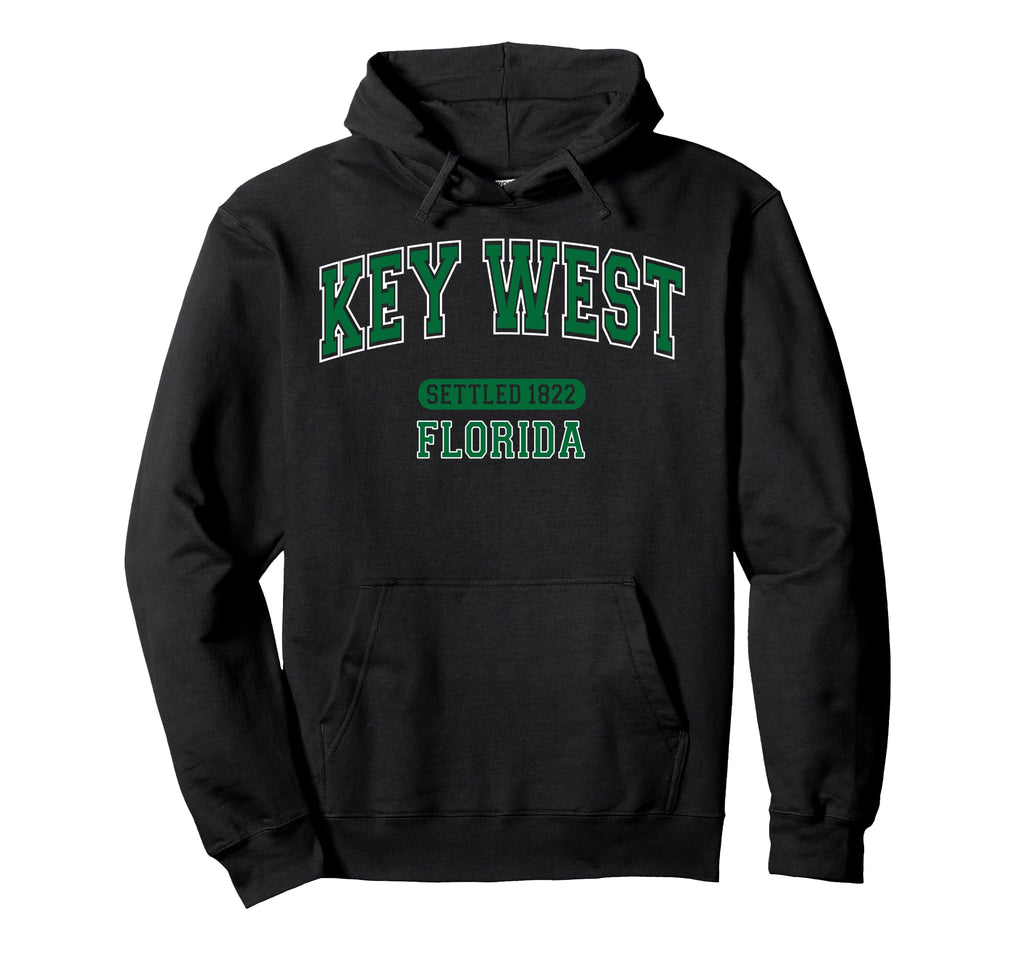 Key West Florida Settled 1822 Sports Hoodie - Fun Novelty Design Men Women - T-Shirt, Sweatshirt, Hoodie