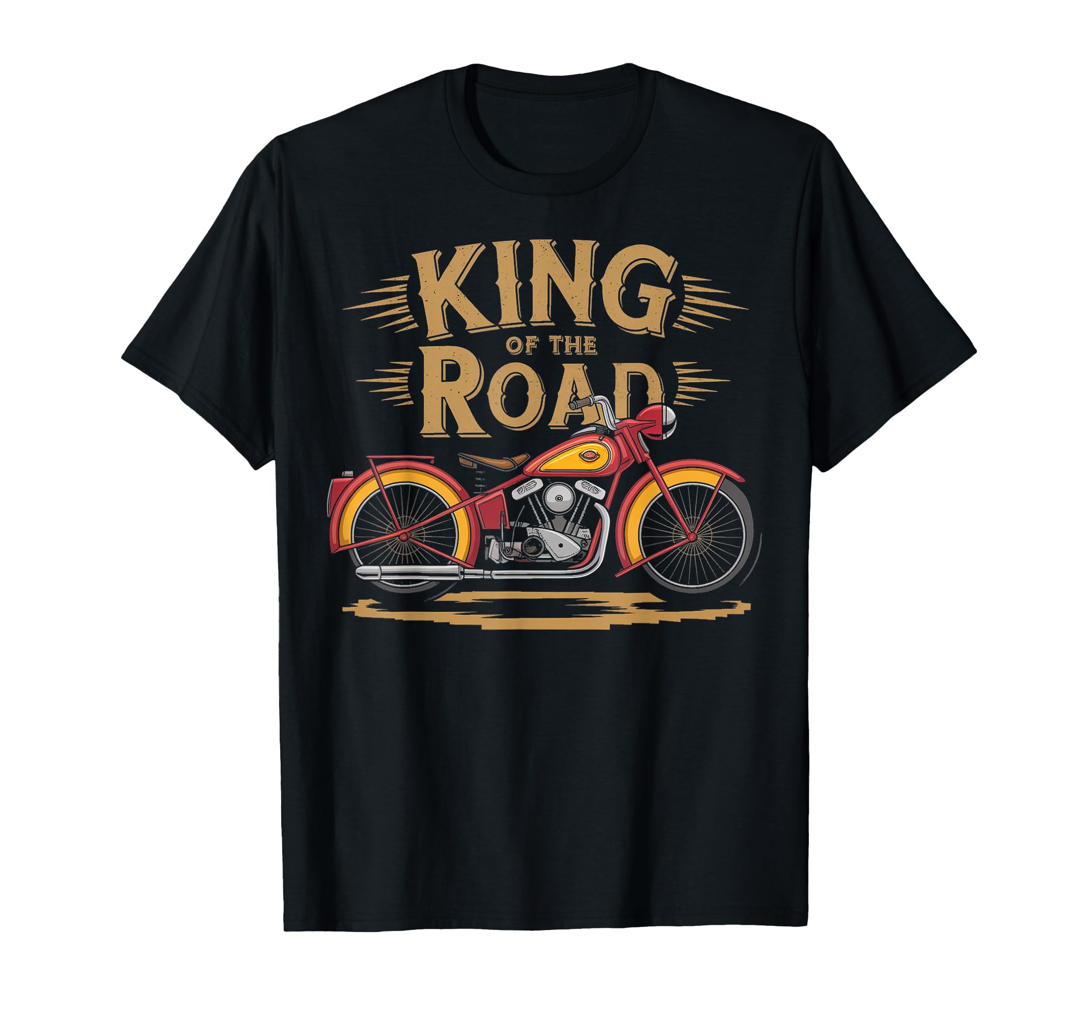 King Road Motorcycle T-Shirt - Aesthetic Graphic Unisex - T-Shirt, Sweatshirt, Hoodie