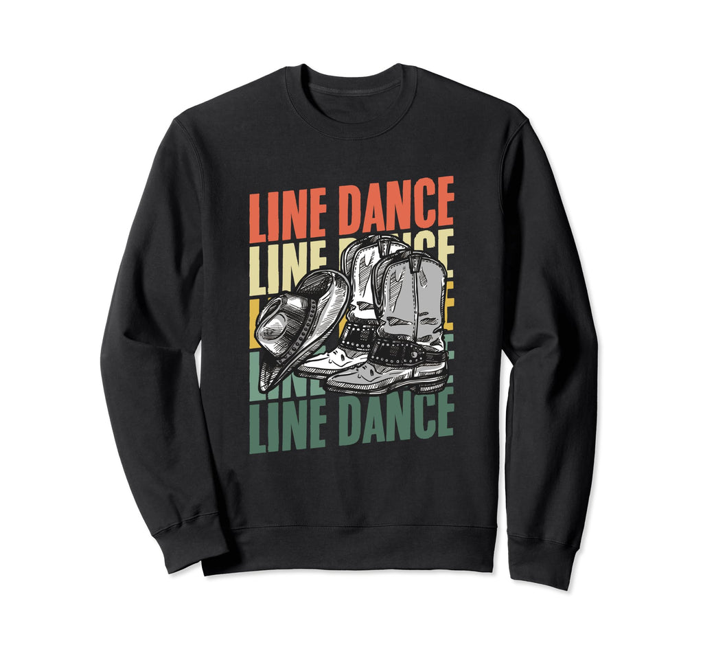 Line Dance Line Dancer Country Sweatshirt - Custom Art Print Unisex - T-Shirt, Sweatshirt, Hoodie
