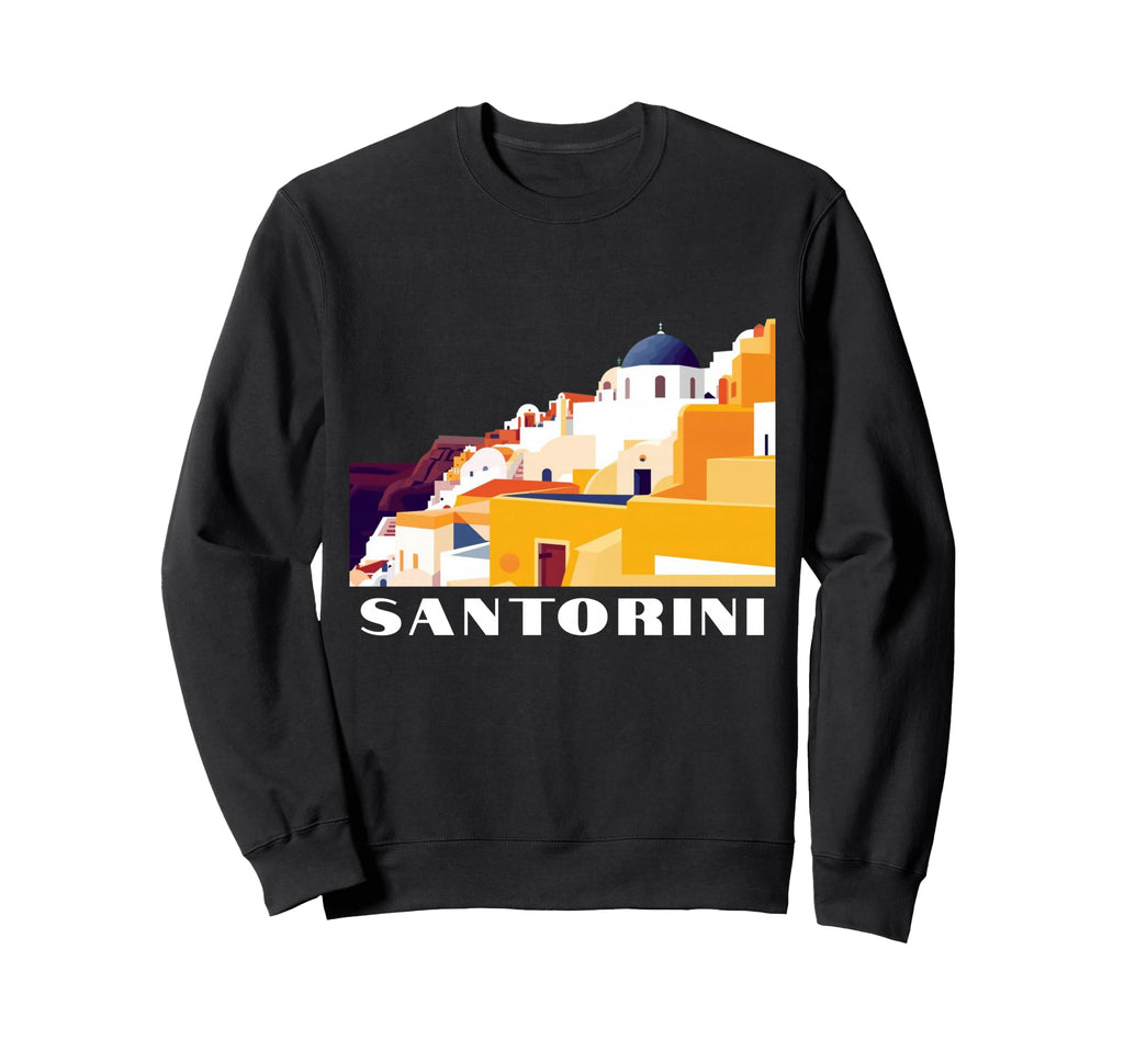 Art Deco Greece Postcard Art Sweatshirt - Minimalist Print for Adults - T-Shirt, Sweatshirt, Hoodie