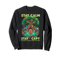 Stay Capy Capybara Zen Forest Sweatshirt - Casual Everyday Wear Men Women - T-Shirt, Sweatshirt, Hoodie