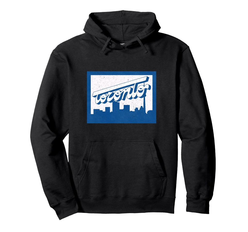 Toronto Skyline Urban Typography Canada Hoodie - Minimalist Print Unisex - T-Shirt, Sweatshirt, Hoodie