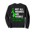 Not All Wounds Are Visible Mental Sweatshirt - Fun Novelty Design Unisex - T-Shirt, Sweatshirt, Hoodie