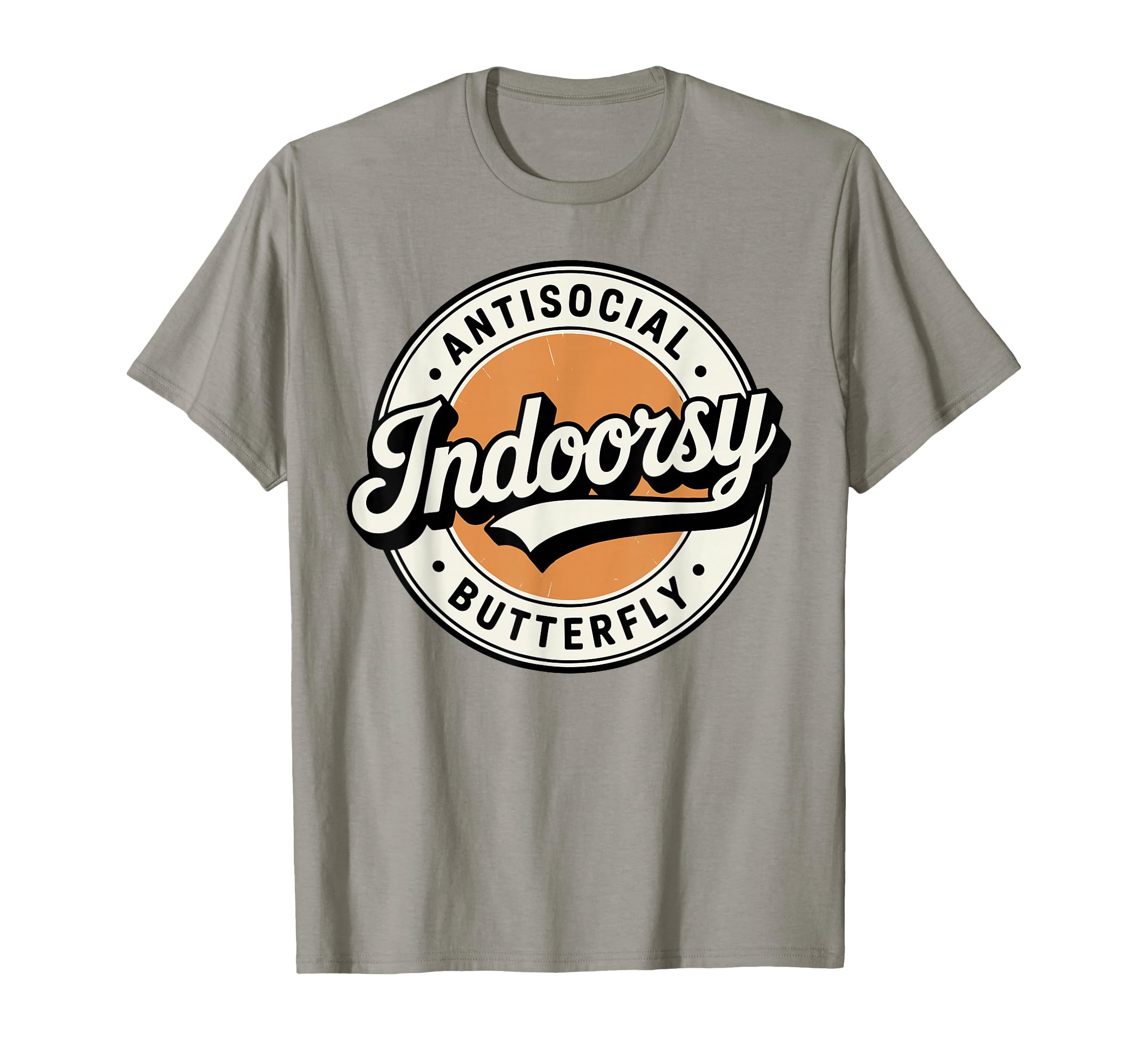 Badge Introvert Indoorsy Antisocial T-Shirt - Graphic Print for Adults - T-Shirt, Sweatshirt, Hoodie