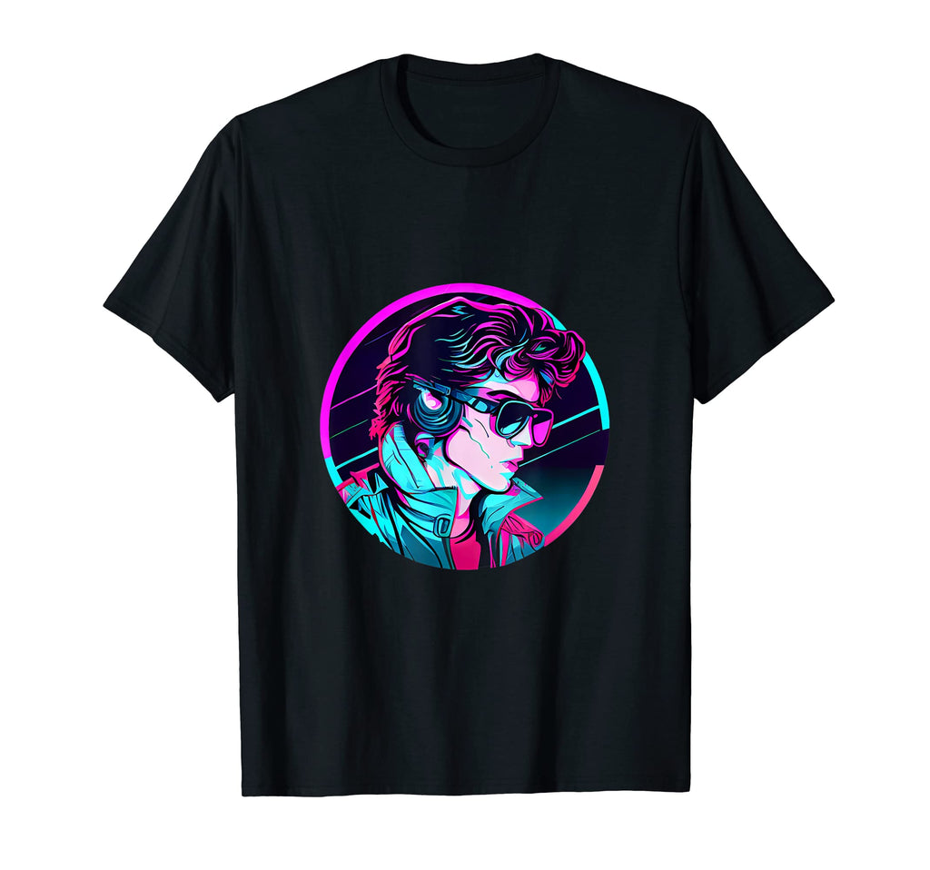 Retrowave Synthwave 80S Character T-Shirt - Streetwear Style Men Women - T-Shirt, Sweatshirt, Hoodie