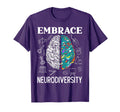 Embrace Neurodiversity Adhd Awareness T-Shirt - Graphic Print Unisex - T-Shirt, Sweatshirt, Hoodie