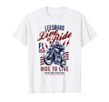 Leesburg Florida Usa Motorcycle Skull T-Shirt - Novelty Apparel Men Women - T-Shirt, Sweatshirt, Hoodie