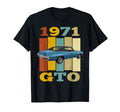 71 1971 Gto Silhouette Muscle Car T-Shirt - Fun Novelty Design Men Women - T-Shirt, Sweatshirt, Hoodie