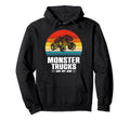 Monster Truck Are My Jam Sunset Engines Hoodie - Streetwear Style Unisex - T-Shirt, Sweatshirt, Hoodie
