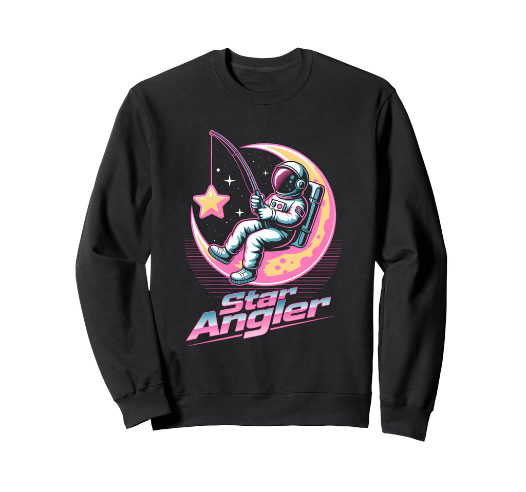 Star Angler 80S Fisherman Astronaut Sweatshirt - Trendy Graphic Men Women - T-Shirt, Sweatshirt, Hoodie