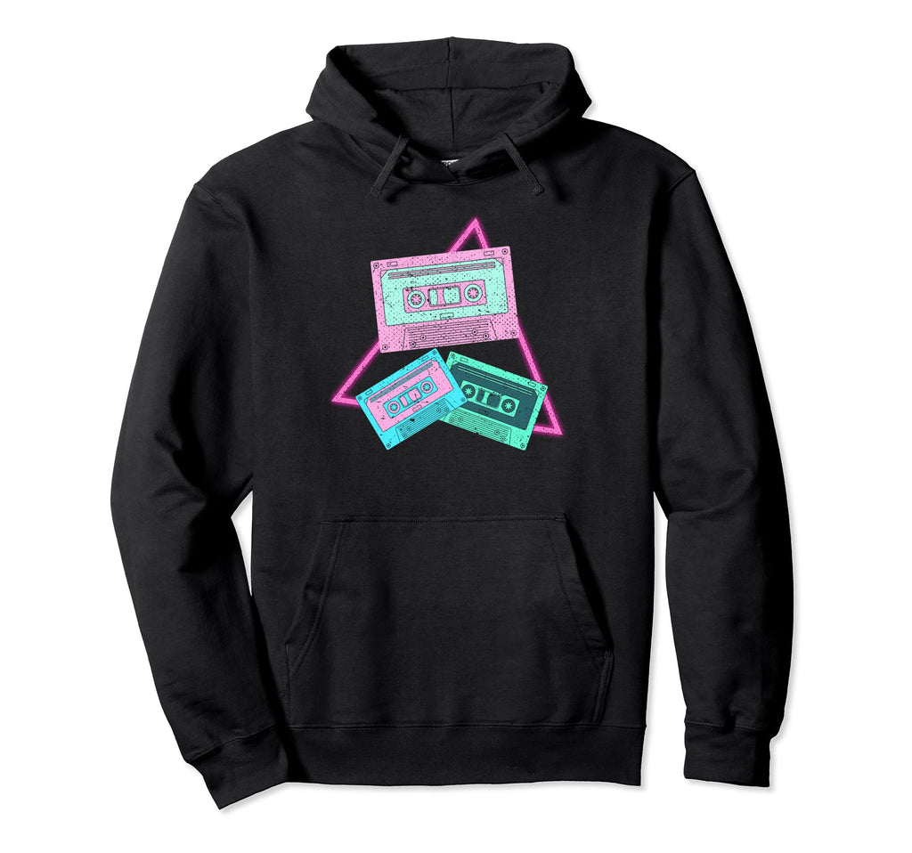 80S Music Lover Synthwave Vaporwave Hoodie - Unique Graphic Men Women - T-Shirt, Sweatshirt, Hoodie