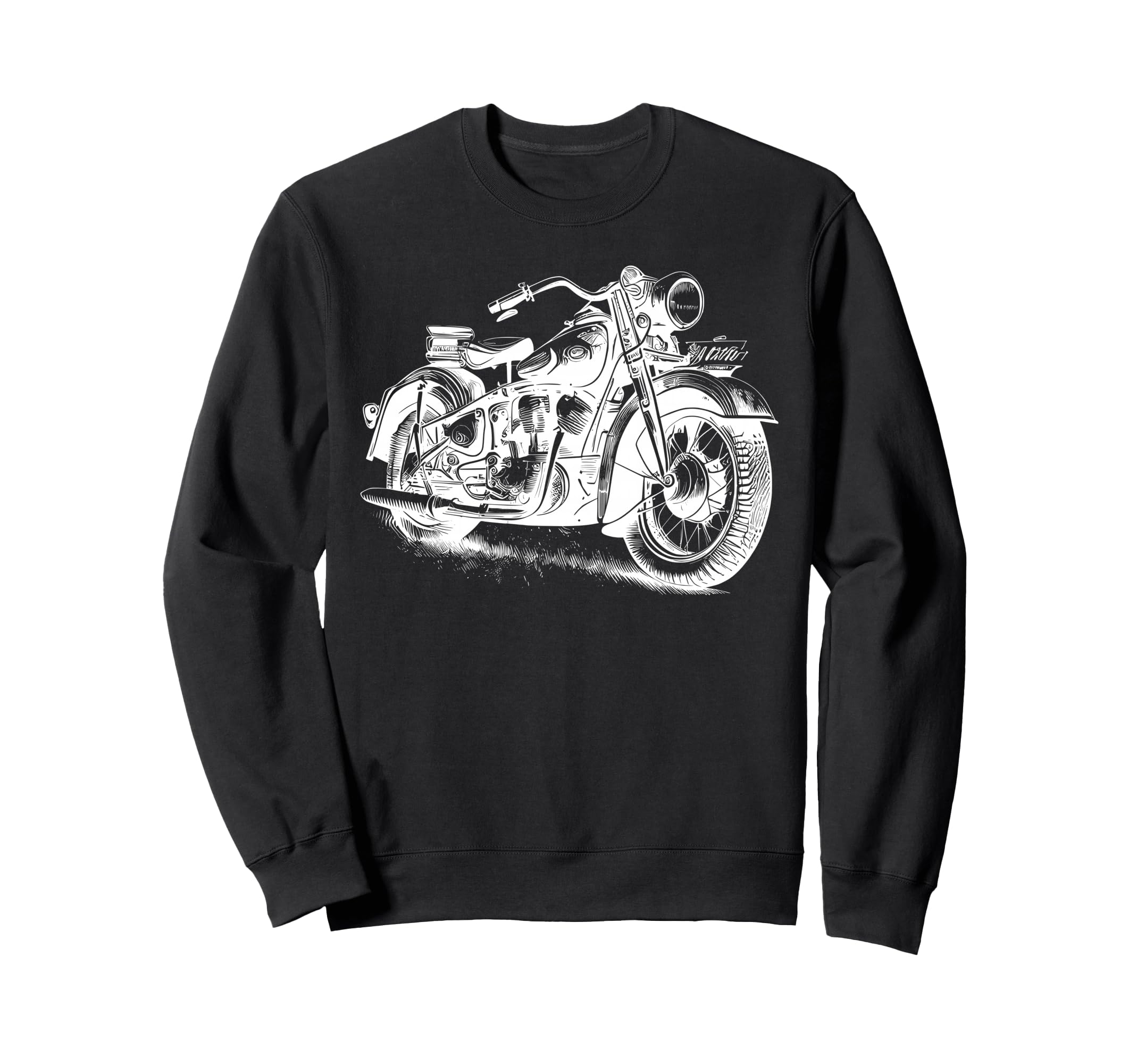 Motorcycling Biker Motorcycle Sweatshirt - Fun Novelty Design for Adults - T-Shirt, Sweatshirt, Hoodie