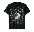Black And White Disco Ball Club T-Shirt - Aesthetic Graphic for Adults - T-Shirt, Sweatshirt, Hoodie