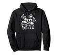 Antisocial Butterfly Fairy Grunge Hoodie - Casual Everyday Wear Men Women - T-Shirt, Sweatshirt, Hoodie